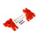 Red Extreme HD Stub Axle Carriers & Hardware (L&R)