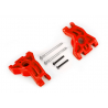 Red Extreme HD Stub Axle Carriers & Hardware (L&R)