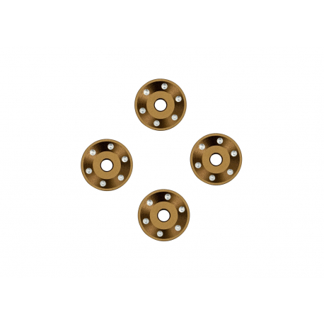 Bronze Aluminum Wheel Washers (4)