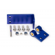 Blue Aluminum Rudder Mount w/ Hardware