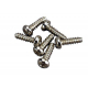 Round-Head Self-Tapping Screws 3x10 mm (6)