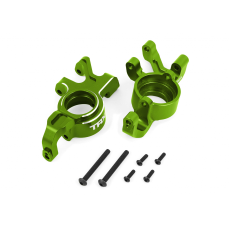X-Series Green Aluminum Steering Blocks (L&R)
