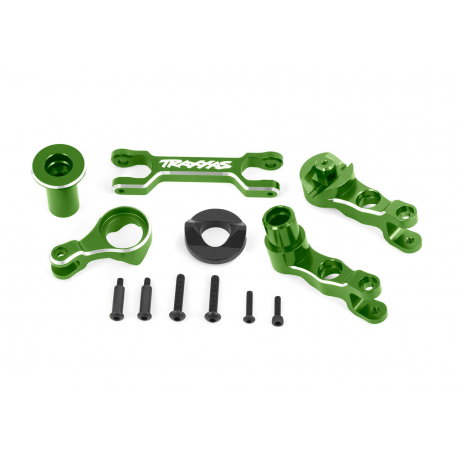 X-Maxx Green Aluminum Steering Bellcranks