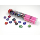 Chessex Gaming Glass Stones in Tube - Assorted Iridized (40)