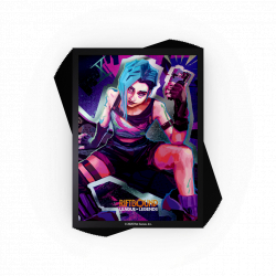 Riftbound LOL TCG Set One: Origins Jinx Art Sleeves