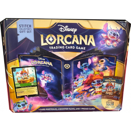 Disney Lorcana Stitch Collec. Gift Set EN S6-Caixa Danif.