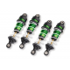 Aluminum GTR Shocks, GREEN (Mini MAXX)