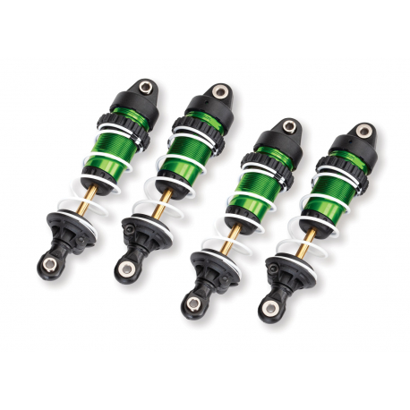 Aluminum GTR Shocks, GREEN (Mini MAXX)