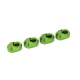 Green Aluminum Suspension Pin Retainers (4)