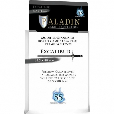 Paladin Sleeves Excalibur Premium Standard 63,5x88mm