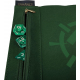 Enhance Tabletop Roll on a Scroll Bag with Dice Green