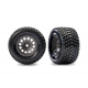 Gray Rear Mini XRT Wheels w/ Gravix Tires (2)