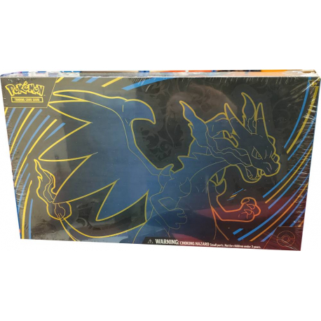 PKM Mega Charizard X ex Ultra-Premium Caixa Danificada