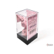 Chessex Opaque Pastel Pink/black Polyhedral 7-Die Set