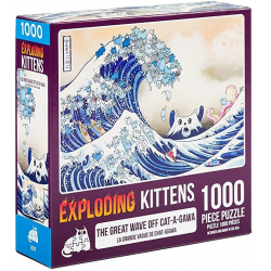 PUZZLE Exploding Kittens: Great Wave of Catagawa (1000)