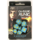 Classic Runic Blue & Yellow Dice Set (7)