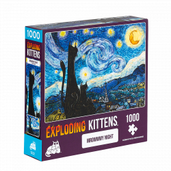 PUZZLE Exploding Kittens: MROWWWY NIGHT (1000)