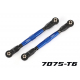 TUBES 88 mm Blue Aluminum Toe Links (2)