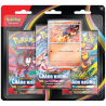 PKM Mega Evolution: Chaos Rising 3-pack blister