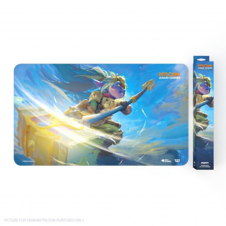 RFT LOL TCG: Unleashed Playmat Poppy Keeper of the Hammer