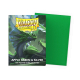 Dragon Shield Sleeves DUAL MATTE (100) Apple Green & Silver