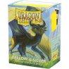 Dragon Shield Sleeves DUAL MATTE (100) Yellow & Silver