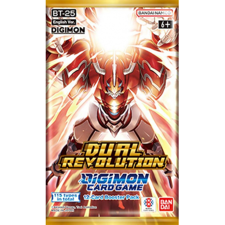 Digimon Card Game Dual Revolution BT-25 Booster