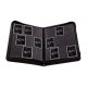 UP Premium PRO-Binder 9-Pocket Zippered Portfolio Black