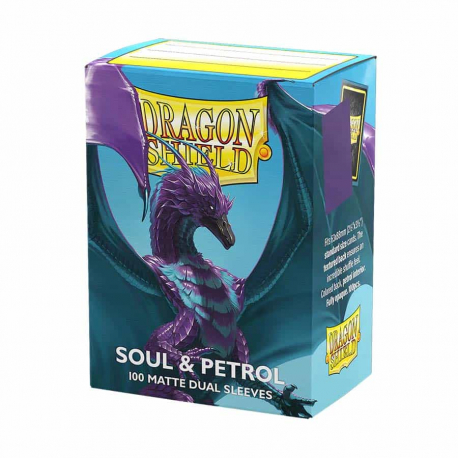 Dragon Shield Sleeves DUAL MATTE (100) Soul & Petrol
