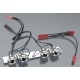 LED light bar (chrome) (fits Summit roll cage) light harness