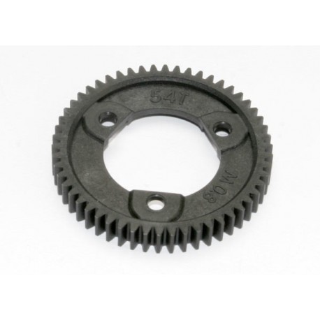 Spur gear, 54T (0.8P, comp. 32P) (req 6814 center different