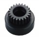 Clutch bell, (22T) 5x8x0.5mm fiber washer (2) 5mm E-clip