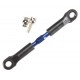 Turnbuckle, ALUM (blue-anod), camber link, front, 39mm