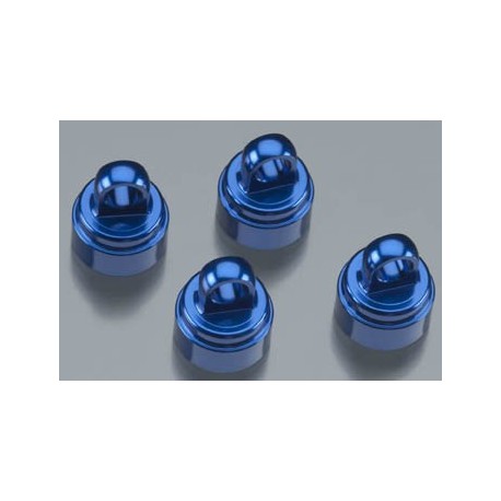 Shock caps, ALUM (blue-anod) (4) (fits all Ultra Shocks)