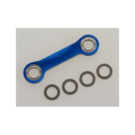 Drag link, machined 6061-T6 ALUM (blue-anod) 5x8x2.5 ball