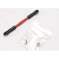 Turnbuckle, ALUM (red-anod), camber link, 58mm w/rod ends