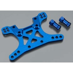 Shock tower, front, 7075-T6 ALUM (blue-anod)