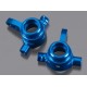 Steering blocks, 6061-T6 ALUM (blue-anod), left-right