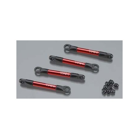 Push rods, ALUM (red-anod) (4) (w/rod ends)