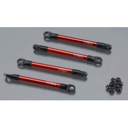 Push rods, ALUM (red-anod) (4) (w/rod ends)