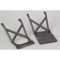 Skid plates, front rear black