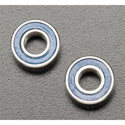 Ball bearings, blue rubber sealed (5x11x4mm) (2)