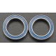 Ball bearings, blue rubber sealed (10x15x4mm) (2)
