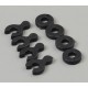 Caster spacers (4) shims (4)