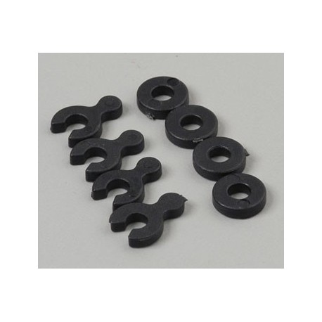 Caster spacers (4) shims (4)
