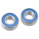 Ball bearings, blue rubber sealed (6x13x5mm) (2)
