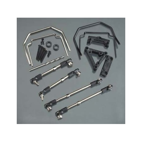 Sway bar kit, Revo (front & rear) (w/ thick & thin sway bar)