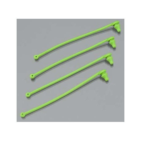 Body clip retainer, green (4)