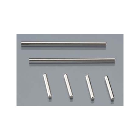 Suspension pin set (front-rear), 2x46mm (2), 2x14mm (4)