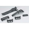 Skidplate set, front rear transmission steering servo guards